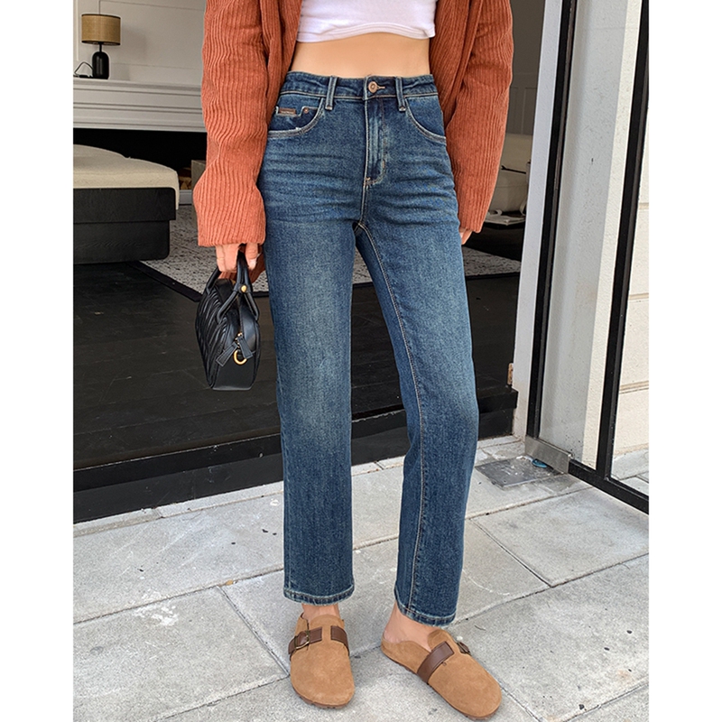 Miaoling Straight-Leg High-Waisted Cropped Straight-Leg Pants for Petite Women, 2026 Autumn New Elastic Cigarette Pants, Trendy 22003 Miaoling Straight-Leg High-Waisted Cropped Straight-Leg Pants for Petite Women, 2026 Autumn New Elastic Cigarette Pants, Trendy 22003