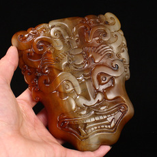 Подставка для пера 一口价 新疆和田玉 古玉