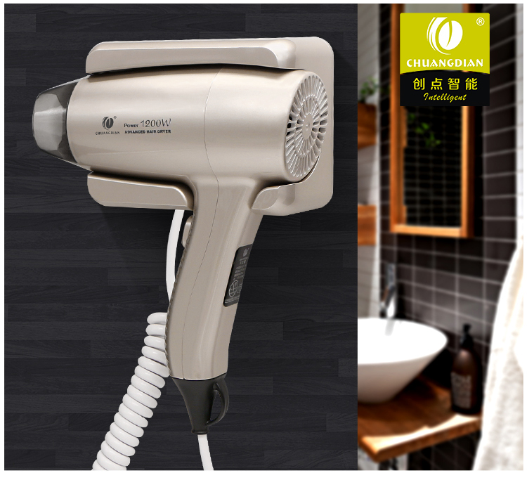 Creatives Hotel Guesthouses Bathroom Makeup Room Home Dorm Hair Dryers Dry Skin Machine Hanging Wall Wall-mounted Hair Dryer