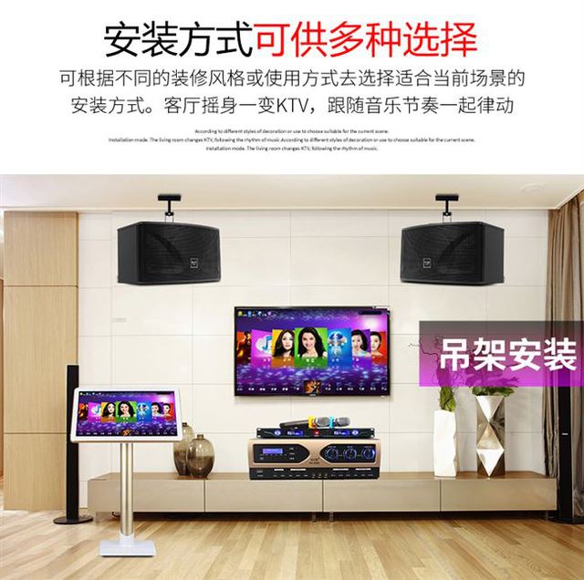 Gia đình chuyên nghiệp ktv âm thanh đặt âm thanh và video k bài hát karaoke máy karaoke hội nghị thẻ phòng gói loa nhà 	mic hát karaoke bluetooth chính hãng