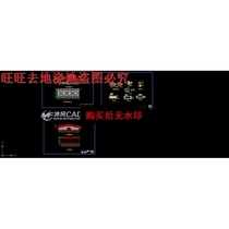 Single-hole arch bridge construction cad drawings garden cad drawings dwg source files