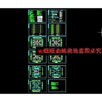 Twelve-story residential building electrical construction cad drawings electrical cad drawings dwg source file