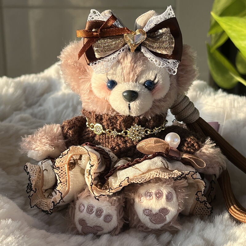 Maillard Series Snowflake Duffy Bear Bag Pendant Doll Keychain Valentine's Day Gift