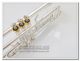 Bach Commemorative Edition Professional Performance-Grade Silver-Plated Bach Trumpet Instrument 190S43W2 B Flat Imported Tube Body