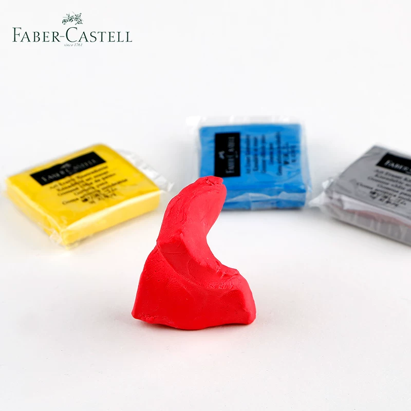 Германия Faber-Castell пластик-резина | Эскизная резинка четырехцветная, выбор цвета