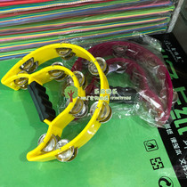 Kindergarten teacher handbell childrens double row tambourine bar band adult entertainment supplies ktv sand hammer rattle