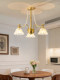 French-Style Cream-Colored All-Copper Living Room Chandelier 2026 New Model Modern Cozy Dining Room Master Bedroom Whole House Floral Lighting Fixtures