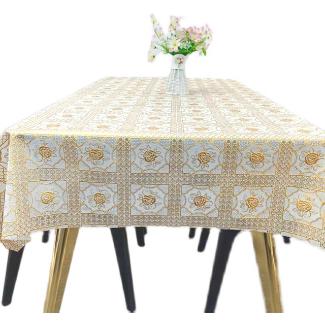 Tablecloth ກັນນ້ໍາ PVC ຕ້ານ scald ຕ້ານນ້ໍາບໍ່ລ້າງພາດສະຕິກຕາຕະລາງ mat ຄົວເຮືອນຕາຕະລາງກາເຟ tablecloth rectangular lace tablecloth