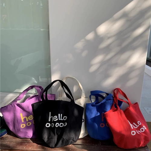 Вместительный и большой шоппер, трендовая сумка на одно плечо для отдыха, в корейском стиле