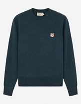 Maison Kitsune Fox Head Embroidered Cardigan Womens Long-sleeved Knitwear EW00560KT1036