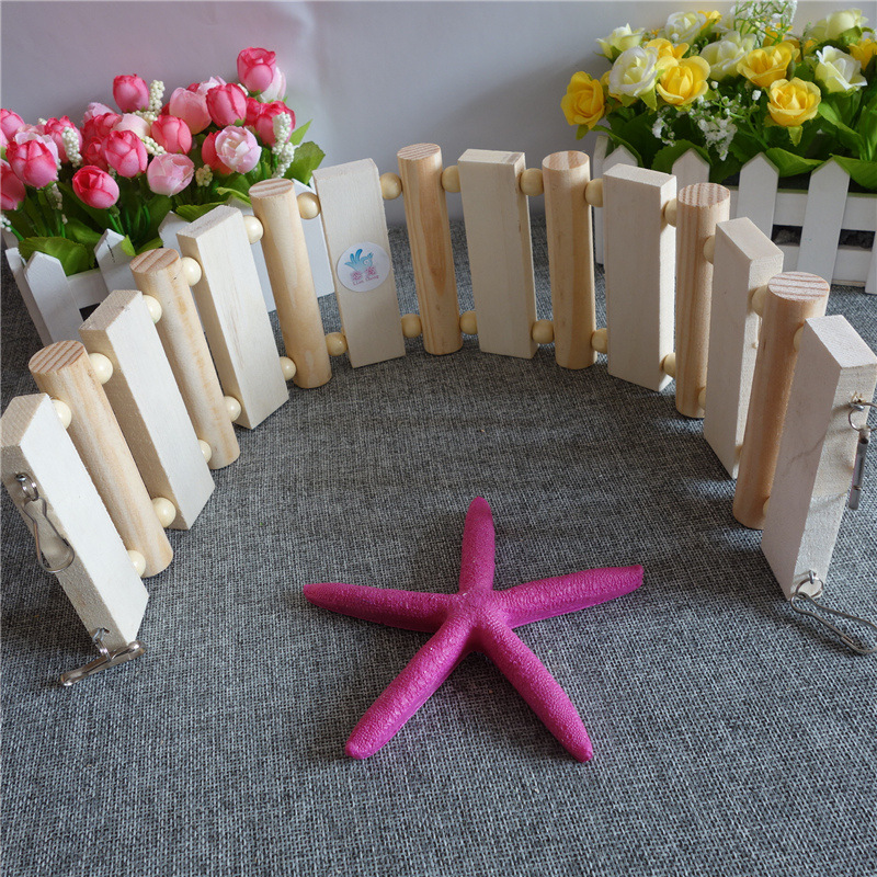 Love pet squirrel totoro soft bridge soft ladder suspension bridge toy supplies log color beads