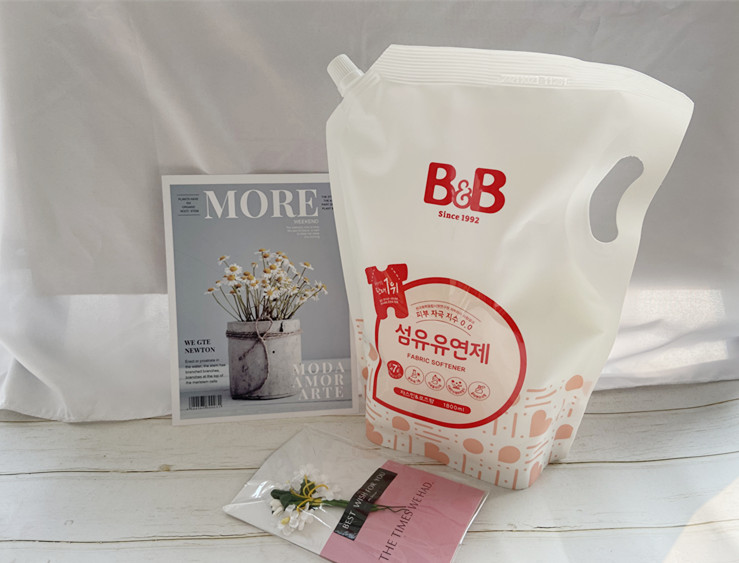 South Korea imported BB Baoning baby clothes softener 1800ml bag refill