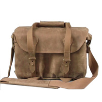 SLR leather camera bag 2 Machine 3 mirror large capacity 5D2 14 inch computer Buckingham 306 335