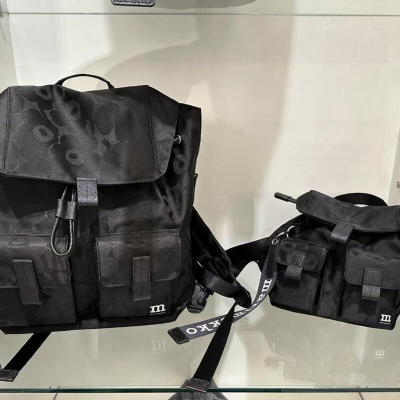 Niche Scandinavian Finnish m Brand Waterproof Backpack Printed Eco-Friendly Nylon Travel Backpack Computer Bag