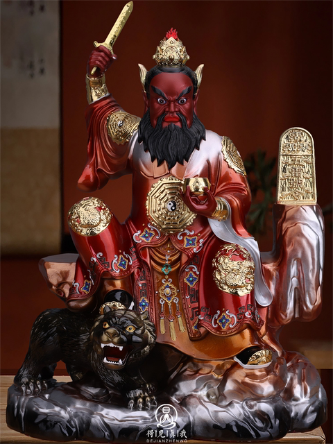 Zhang Tianshi statue Zhang Daoling Longhushan Zhang Zhenren home worship ornaments Zhengyi real ancestor Buddha statue
