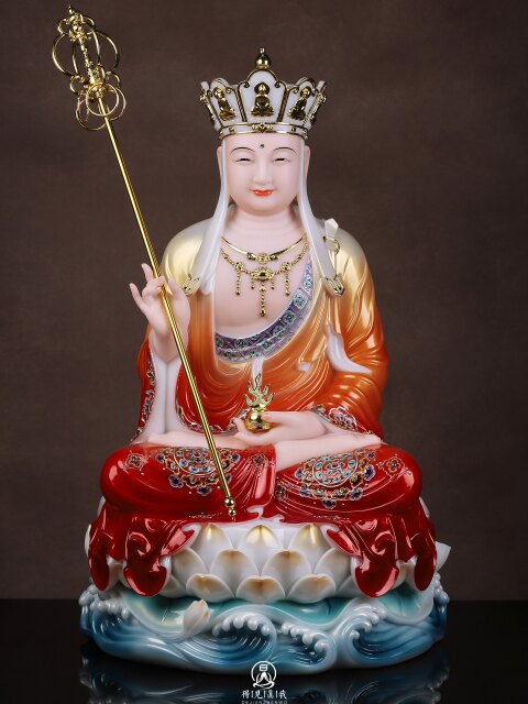 Saha Three Saints Buddha Statue, White Marble Buddha Statue, Guanyin Bodhisattva Statue, Ksitigarbha Bodhisattva, Maitreya Buddha Hall, Home Use