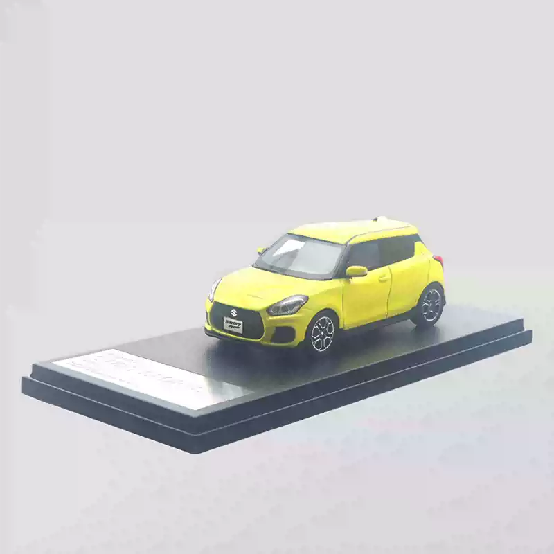 汽車模型 hi-story SUZUKI SWIFT模型1:43比例汽车模型黑色汽车收藏模型