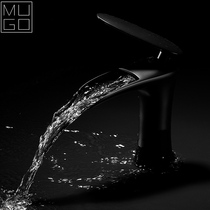 MUGO Dragon Head Falls Water Wash Washbasin washbasin tap bath cabinet Single-hole American hot and cold tap