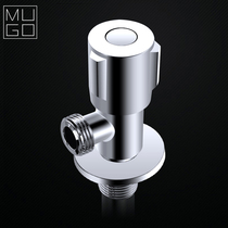 Thickened hot and cold universal kitchen water heater Shower switch Triangle valve Stainless steel basin water stop water valve