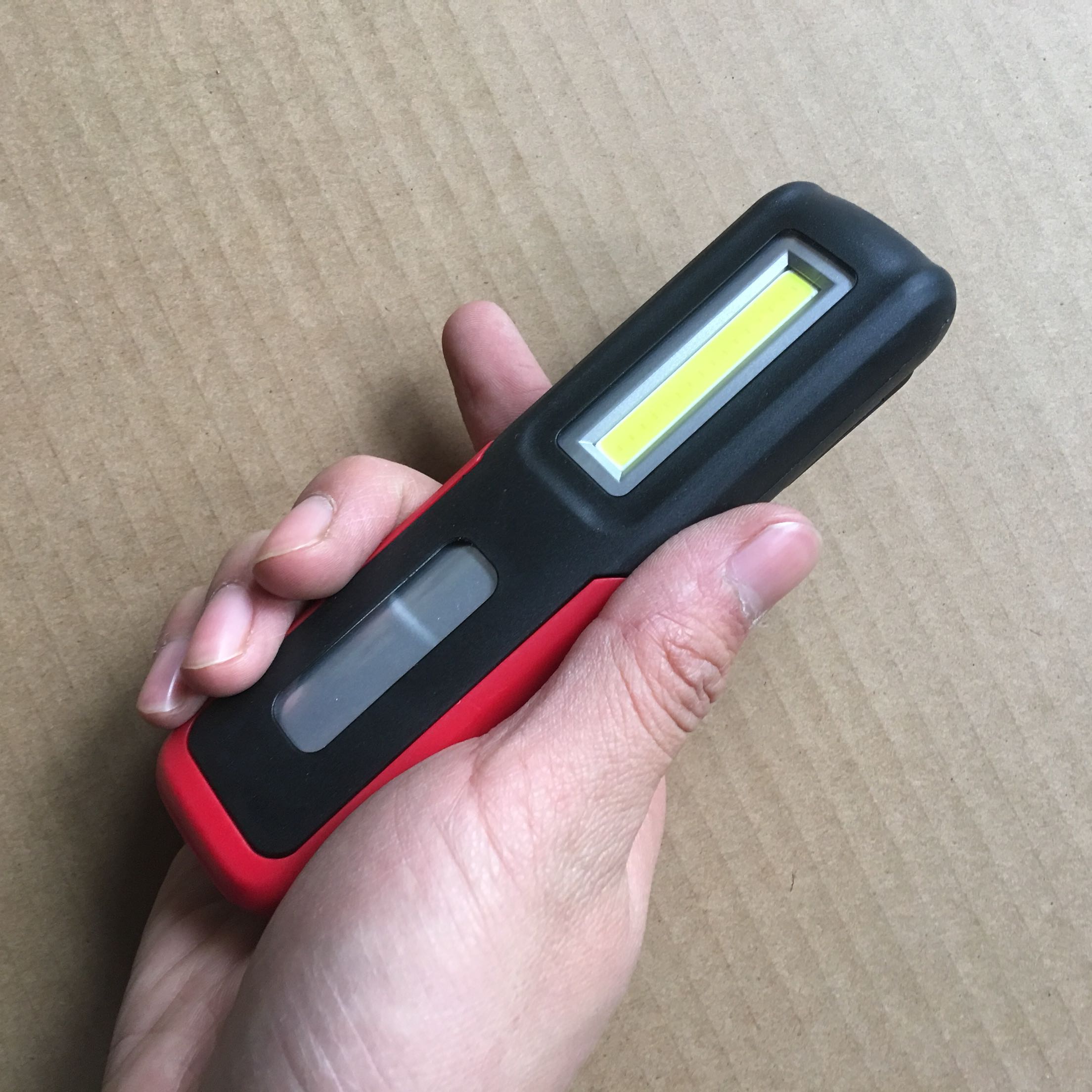 COB Light Source Work Light LED Light Repair Light Torch Built-in 18650 Battery charging light with strong magnetic bracket