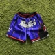 JUST DON Toronto Raptors Quần bóng rổ retro Bieber thể thao quần short lưới giản dị nam và nữ - Quần short