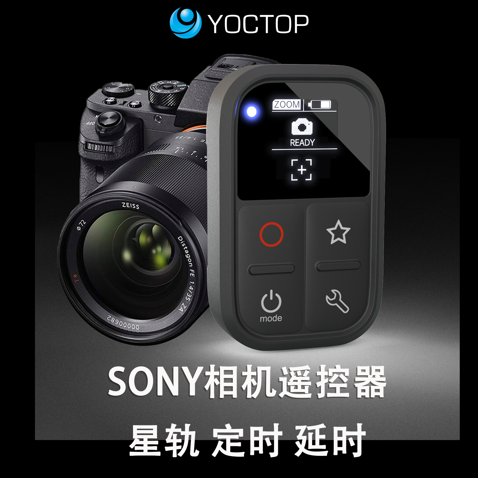 Sony カメラのスマートリモコン間隔に適しており、Sony RMT-P1 ZV1 A7M4 6700 A7C と互換性があります。