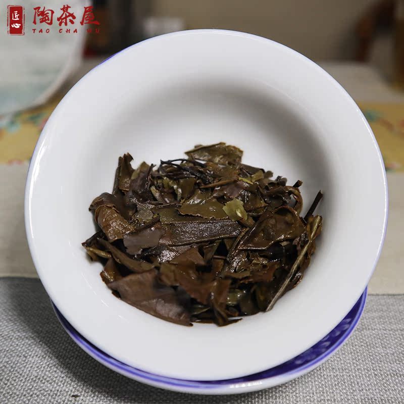 茶屋福鼎白茶貢眉茶餅18白露秋茶白茶餅管陽高山茶葉0g