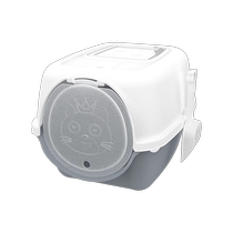 Cat Litter Basin Full Enclosed Cat Toilet Ultra Large Deodorant Anti-Spatter With Sand And Litter Basin Kitty Supplies