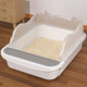 Cat litter box extra large fully semi-enclosed litter box sand-proof extra small kitten toilet cat supplies collection