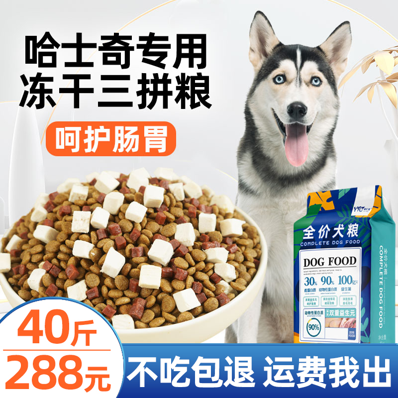 Yiren Jiaxi Chippy Dog Food Freeze-dried Into Dog Puppies Large Dogs Special Diha Supplement Calcium 20kg40 Catty