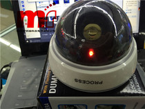 Simulation hemisphere camera white edge large hemisphere false monitor with LED light false hemisphere 1500