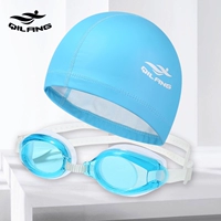 Голубое озеро [шапочка для плавания + очки для плавания] Сумка на пуговицах из ПВХ