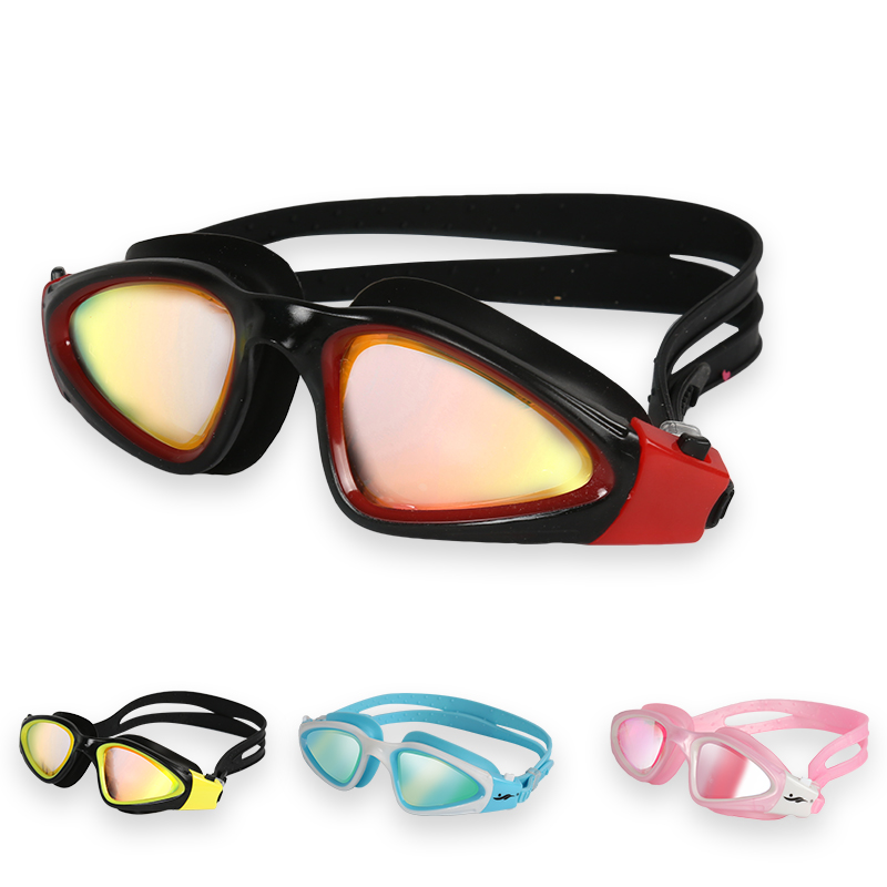 Qi Wave Diving Glasses Men's Manufacturer Direct Sales Women Plating Swimming Goggles High-definition Waterproof Anti-Fog Swimming Training Equipment