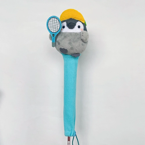 Ракетка для бадминтона, защитный чехол, теннисная милая ручка, пылезащитный комплект, ювелирное украшение, пингвин