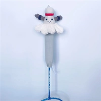 Чехол на ручку ракетки для бадминтона серого цвета