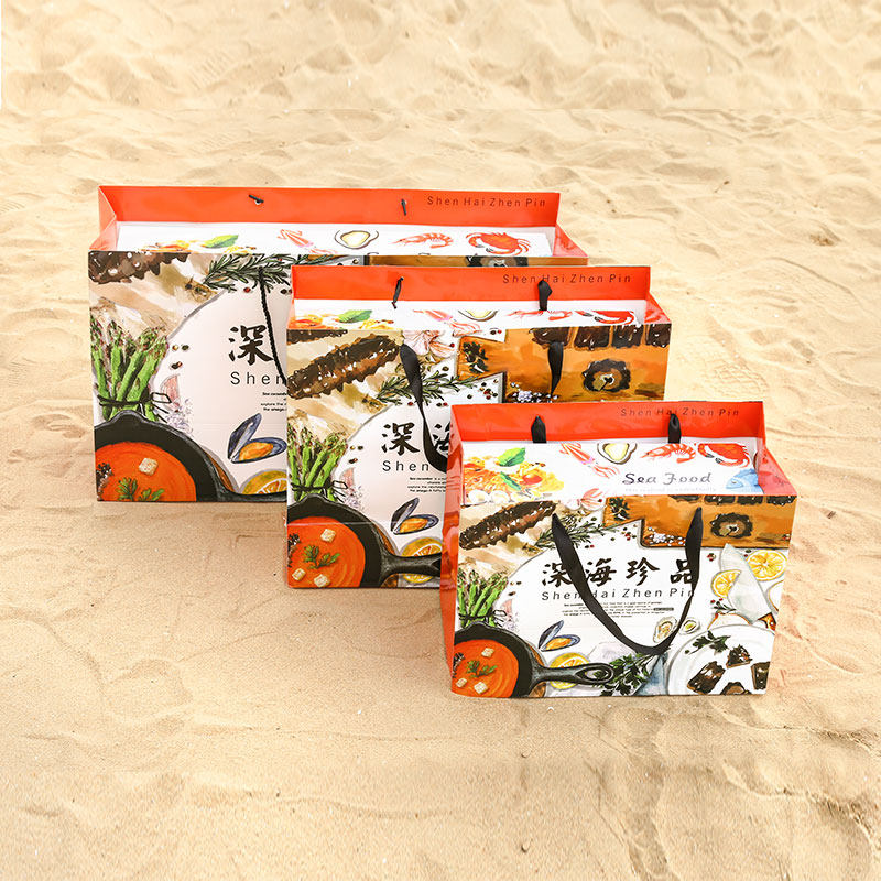 Seafood Dry Goods Gift Box Grand Gift Box Ready-to-eat Sea Cucumber Universal Foam Box Upmarket Empty Box Customize