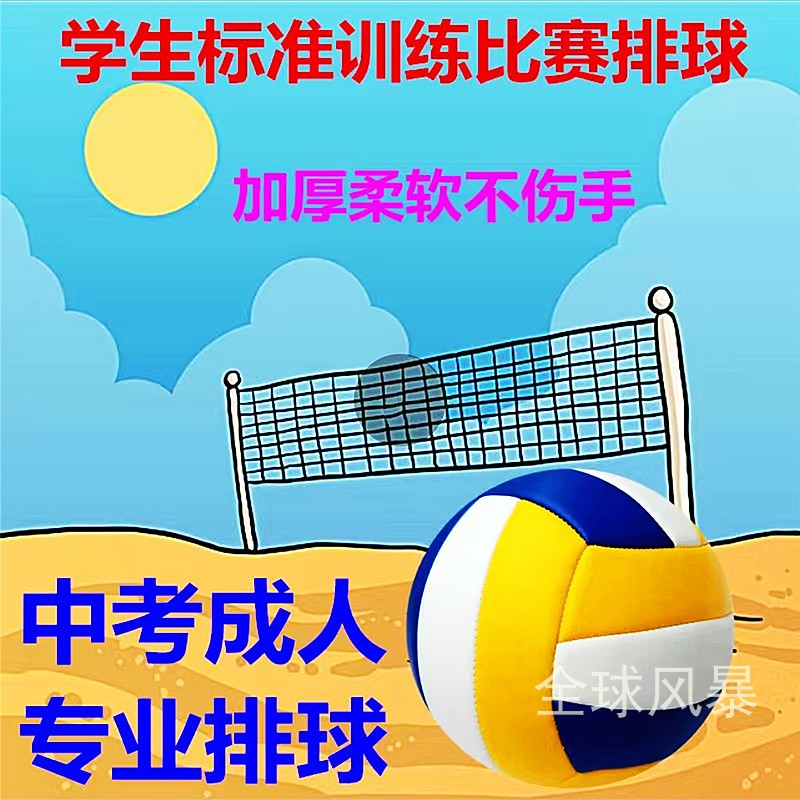 Volleyball No 5 inflatable soft volleyball test college students match special volleyball soft adult