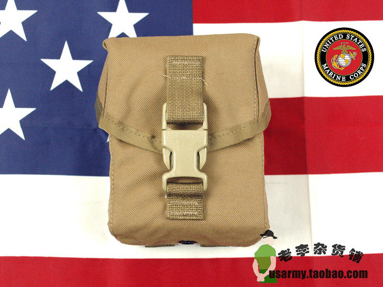 (original product) USMC Marine public hair MOLLE II CB wolf brown 100R bullet chain pack purse