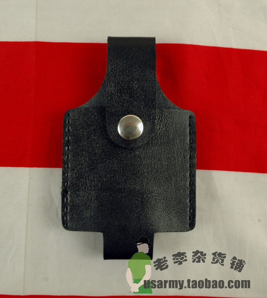 (Original) steel clip PU service flashlight sleeve brand new