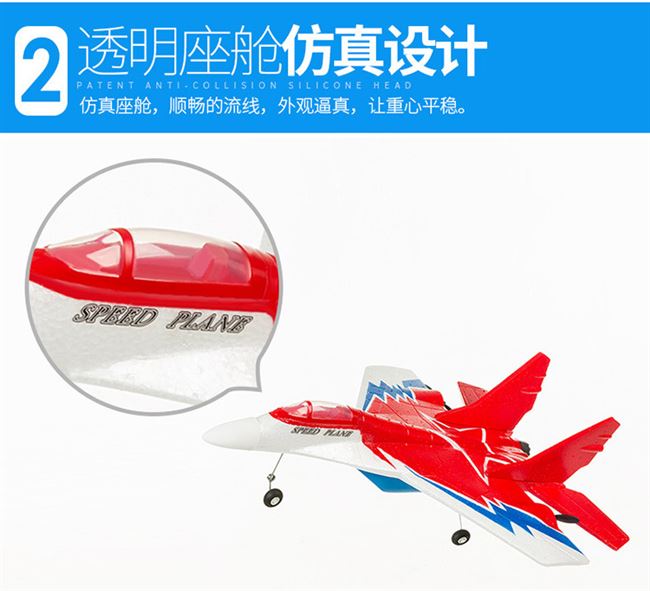 Phiên bản nâng cấp của máy bay điều khiển từ xa MiG-29 tàu lượn trên không máy bay không người lái cánh cố định mô hình máy bay chiến đấu - Mô hình máy bay / Xe & mô hình tàu / Người lính mô hình / Drone Xe tăng điều khiển từ xa bằng kim loại