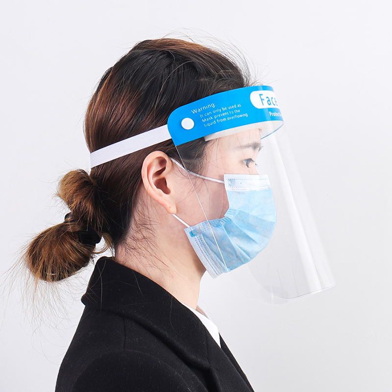 Face protection universal mask anti-sneeze droplet full-face face protection transparent face-covering mask anti-splash full-face rain-proof eye protection