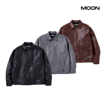 Spot NEIGHBORHOOD LEATHER ZIP WORK JACKET sheepskin straight leather jacket 24FW