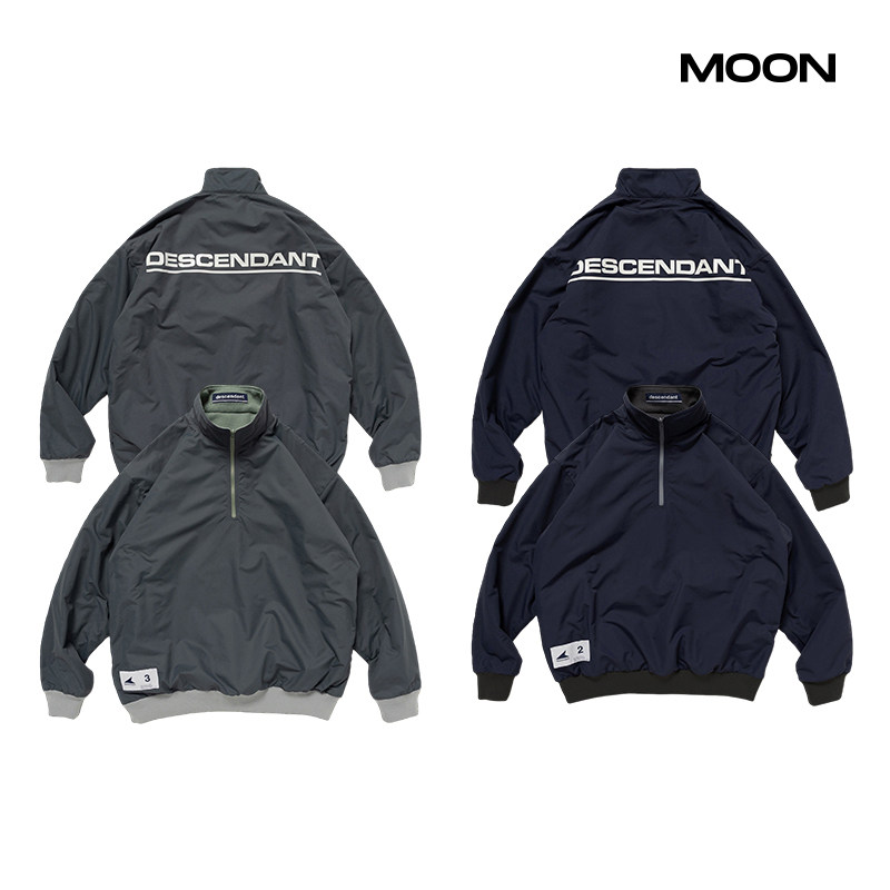 现货Descendant TIDE HALFZIP JACKET 双面穿摇粒绒夹克25FW评价- 淘宝网
