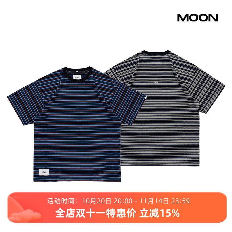 现货WTAPS BDY 01 / SS / COTTON 条纹短袖T恤25SS评价- 淘宝网