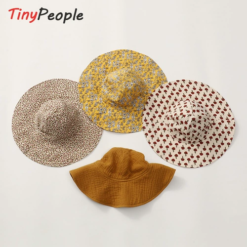Скандинавская брендовая детская летняя солнцезащитная шляпа для выхода на улицу, тонкая шапка на солнечной энергии