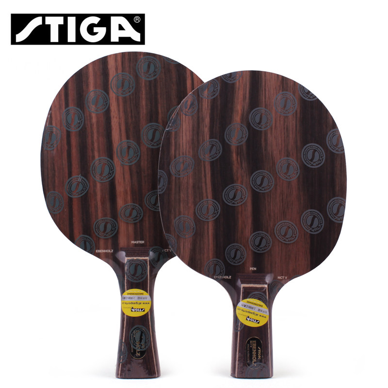 STIGA Stika ebony 7 emerald 5 five ebony 5 pure wood table tennis bottom cricket racket