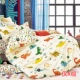 Bông đơn ký túc xá sinh viên tấm phim hoạt hình 1,2 mét đơn 1,5 đôi 1,8m vải cotton đơn tùy chỉnh ga nệm 1m8