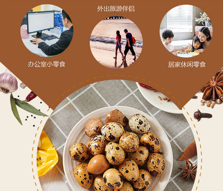神丹 鹌鹑卤蛋 麻辣+五香 10袋共80枚 图9
