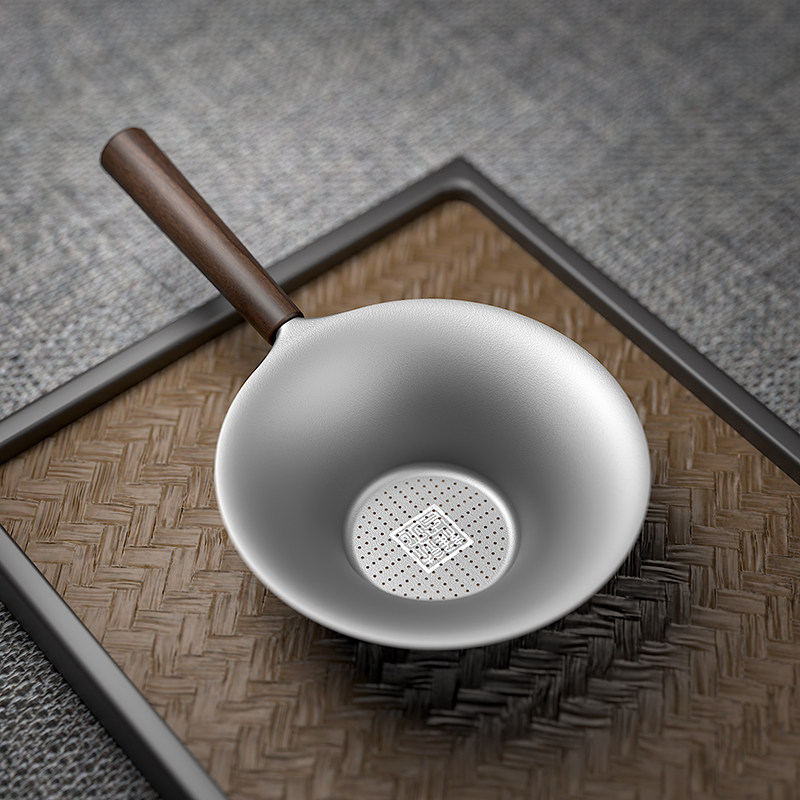 Tiliding Titanium Levi Pure Titanium Tea Leak Tea Filter Tea Tea Septico Tea Septico filter Fair Cup accessories-Taobao