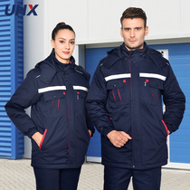Workwear cotton clothes men thickened steam repair cold storage storeroom warehouse workshop clothesCustomized